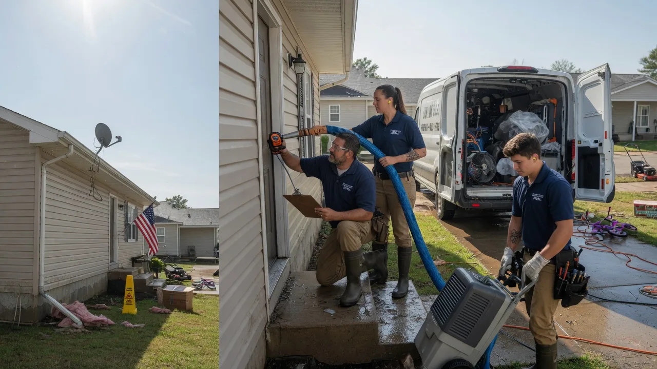Ceiling Water Damage Restoration in Kohler, WI near me